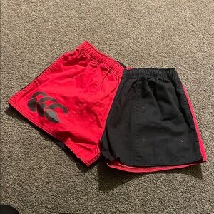 Canterbury 30 Red and Black cotton Shorts